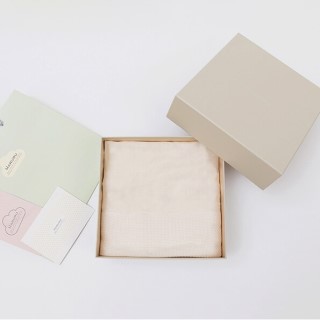 【禮盒組】日本製 有機棉編織三層紗浴巾