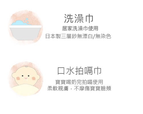 寶寶洗澡巾使用方式